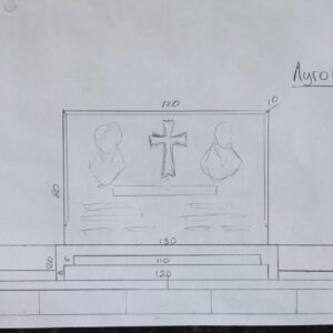 Выслушав все пожелания заказчика, делаем чертеж