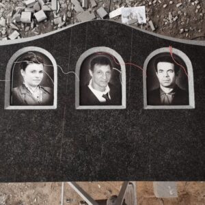 Врезали три фотокерамики 18х24см, осталось отполировать фацет