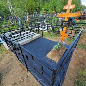 Место захоронения до начала работ