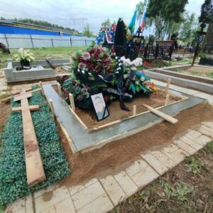 Оставляем фундамент сохнуть на пару недель
